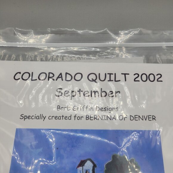 Colorado Quilt Block Pattern 2002 The Old Westcliffe Schoolhouse Bernina Denver - Picture 3 of 5